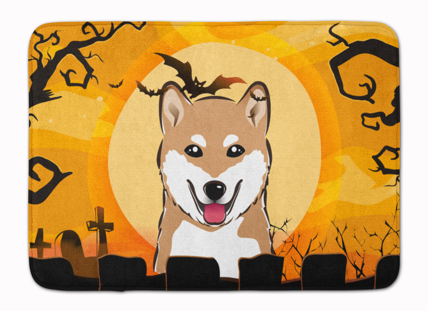 Halloween Shiba Inu Machine Washable Memory Foam Mat BB1783RUG - the-store.com