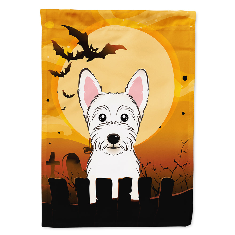 Halloween Westie Flag Canvas House Size BB1784CHF  the-store.com.