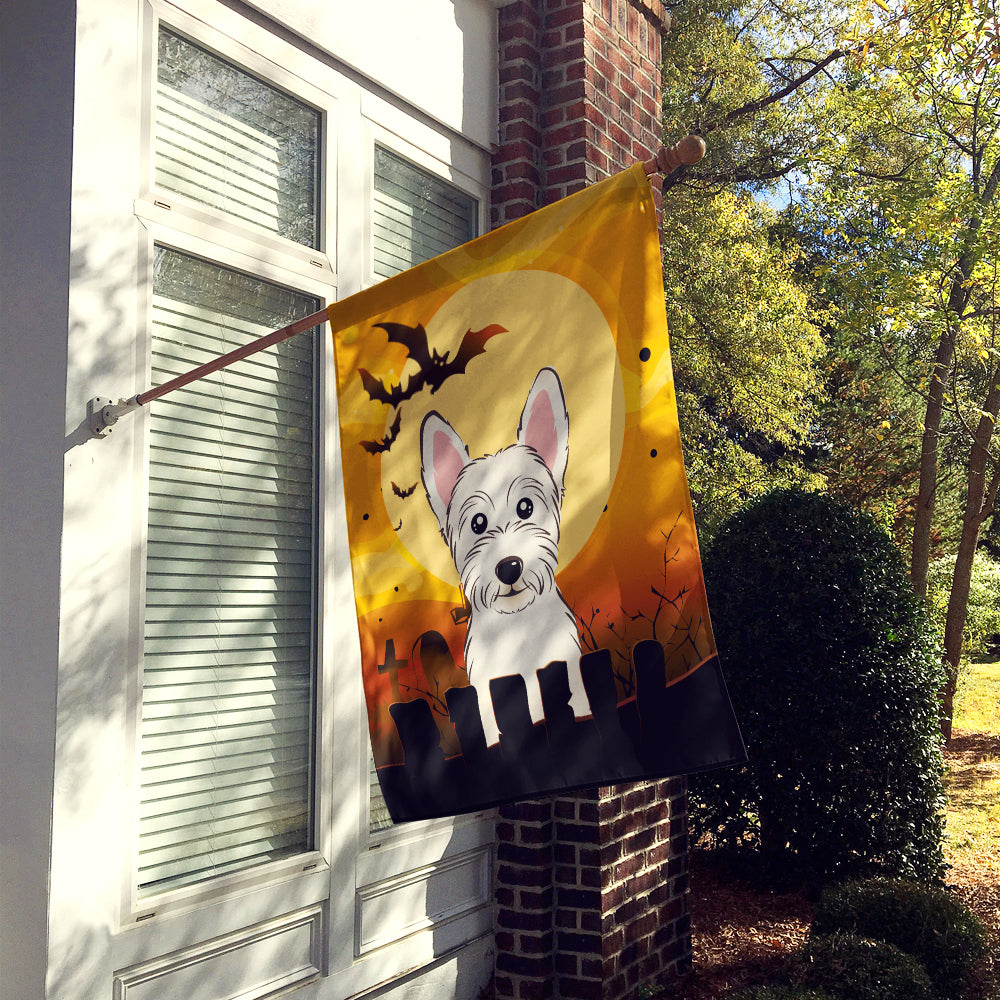 Halloween Westie Flag Canvas House Size BB1784CHF  the-store.com.