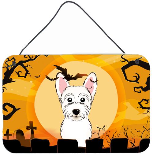 Halloween Westie Wall or Door Hanging Prints BB1784DS812 by Caroline's Treasures