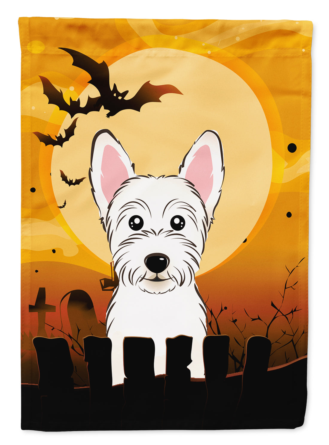 Halloween Westie Flag Garden Size BB1784GF.