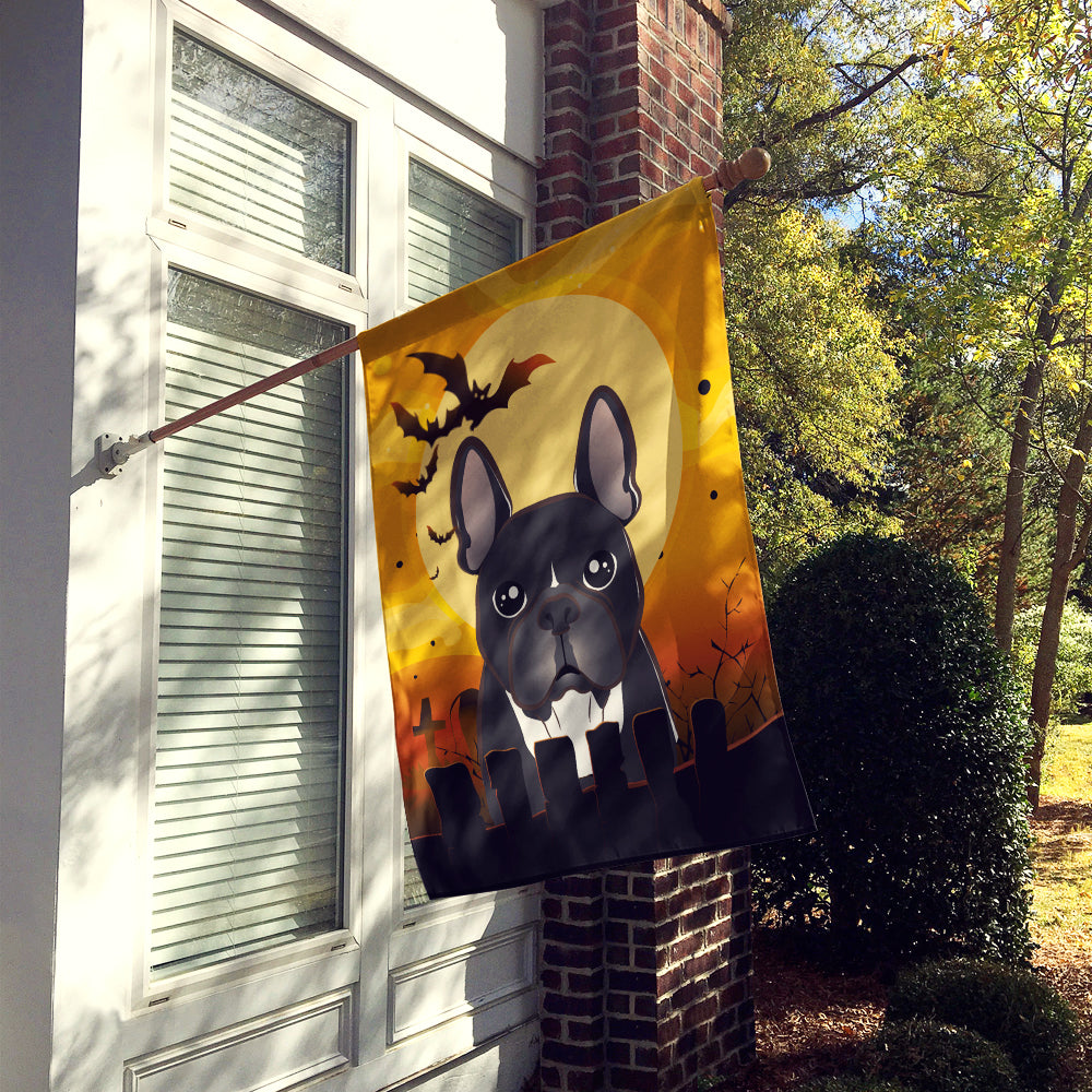 Halloween French Bulldog Flag Canvas House Size BB1785CHF  the-store.com.