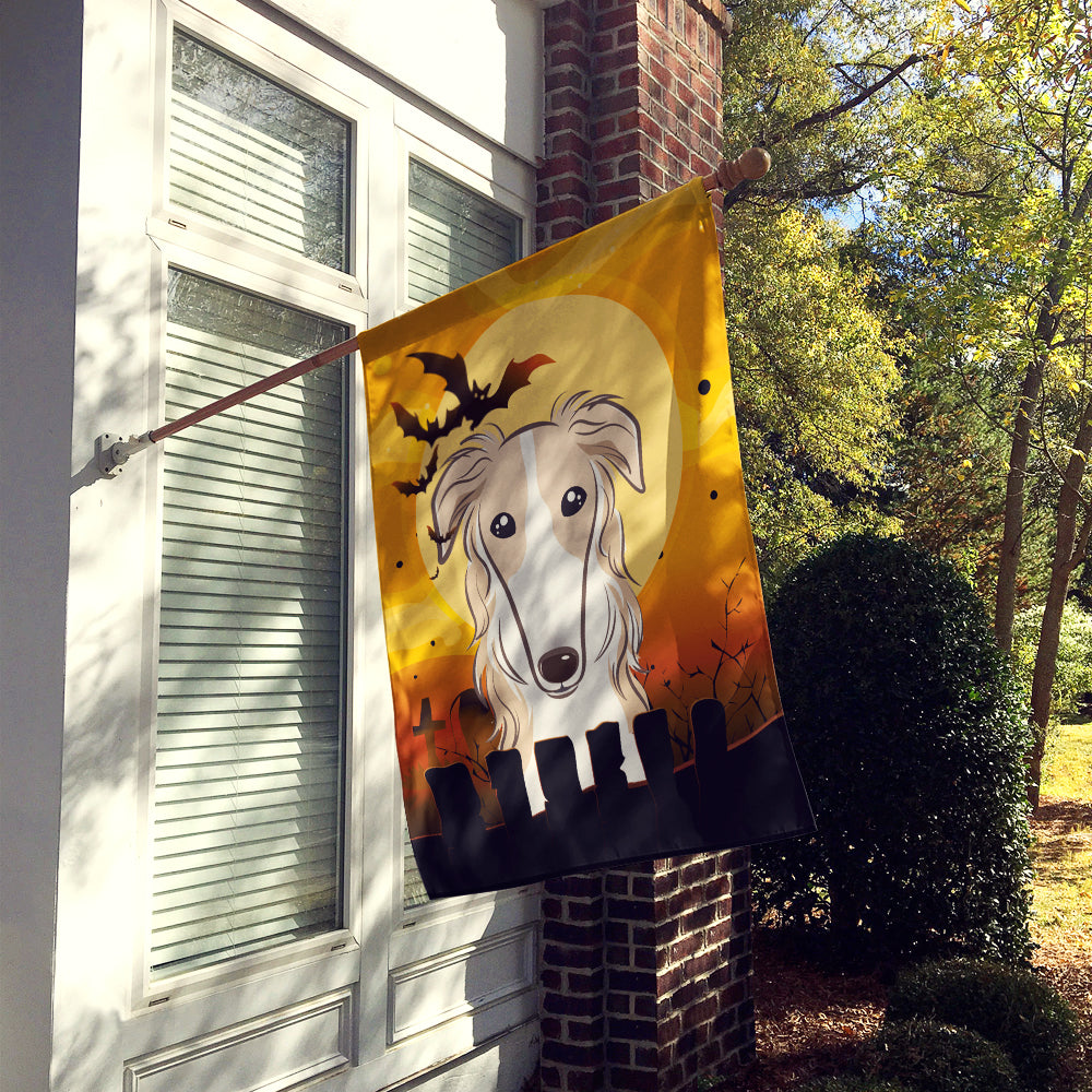 Halloween Borzoi Flag Canvas House Size BB1786CHF  the-store.com.