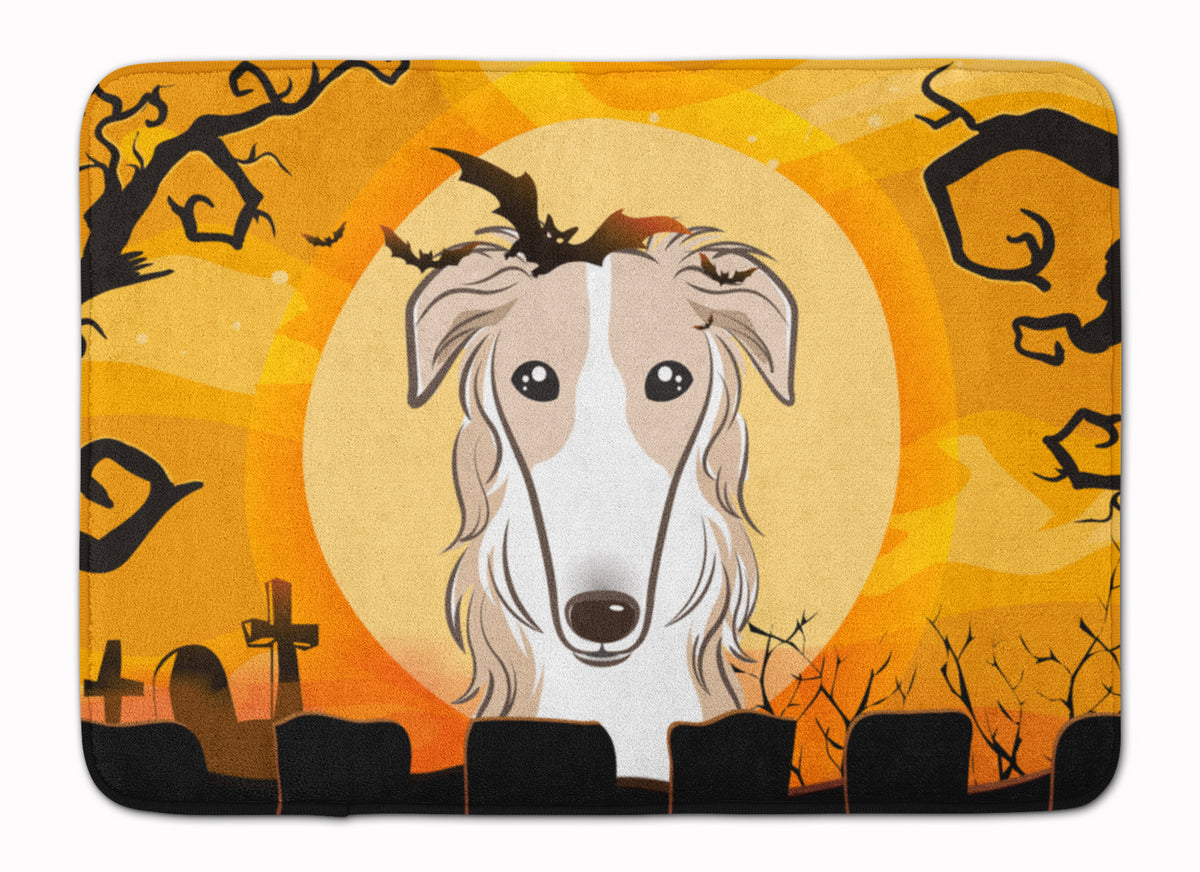 Halloween Borzoi Machine Washable Memory Foam Mat BB1786RUG - the-store.com