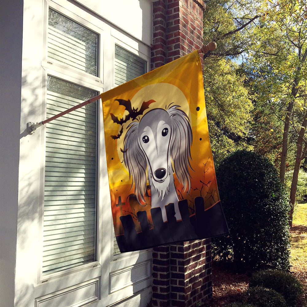 Halloween Saluki Flag Canvas House Size BB1787CHF  the-store.com.