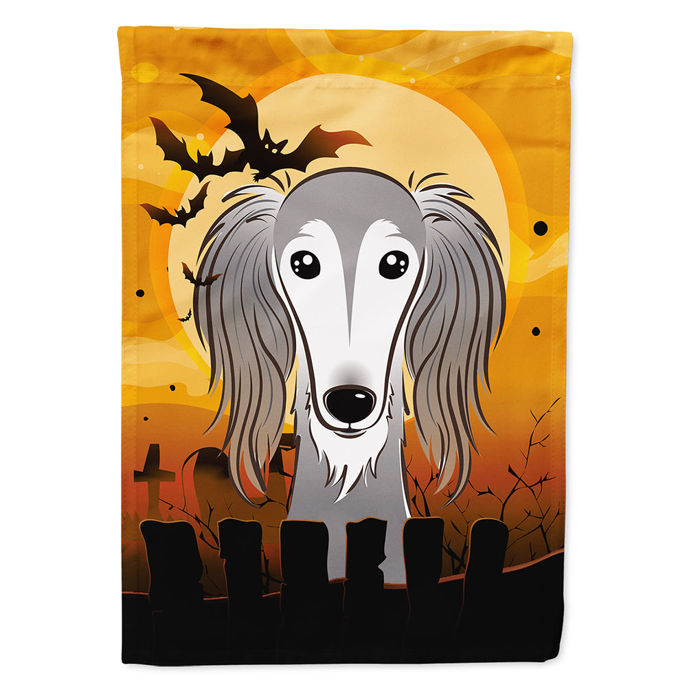 Halloween Saluki Flag Canvas House Size BB1787CHF  the-store.com.