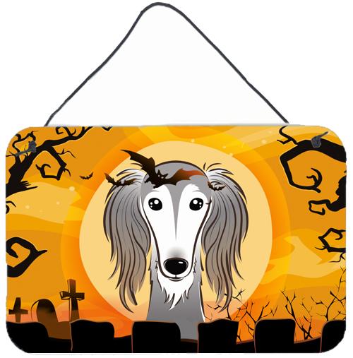 Halloween Saluki Wall or Door Hanging Prints BB1787DS812 by Caroline's Treasures