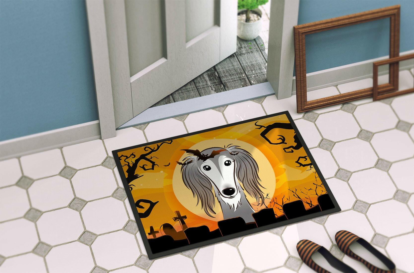 Halloween Saluki Indoor or Outdoor Mat 24x36 BB1787JMAT - the-store.com