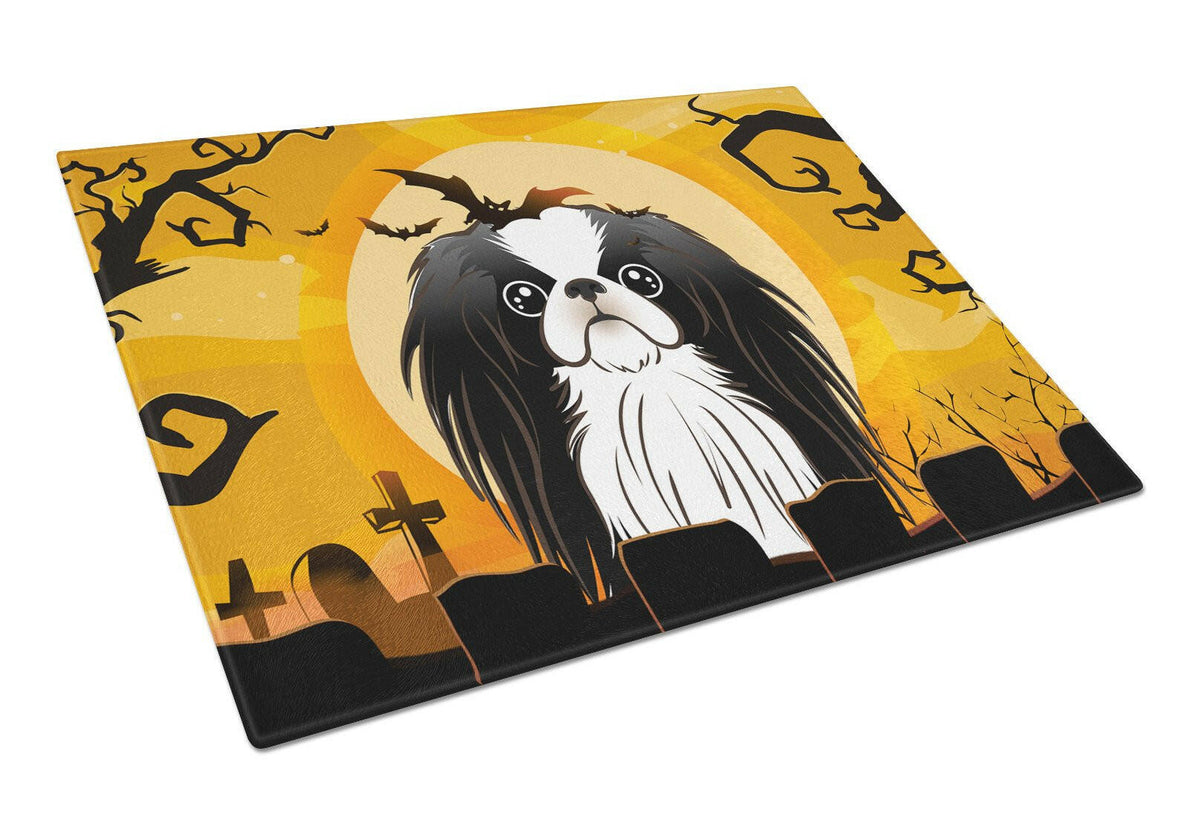 Halloween Japanese Chin Glass Cutting Board Large BB1788LCB by Caroline&#39;s Treasures