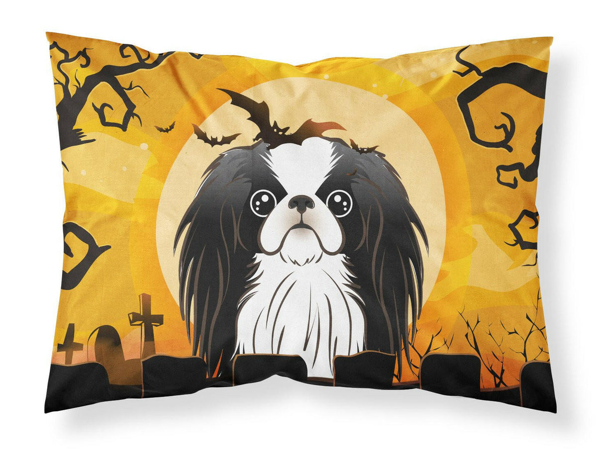 Halloween Japanese Chin Fabric Standard Pillowcase BB1788PILLOWCASE by Caroline&#39;s Treasures