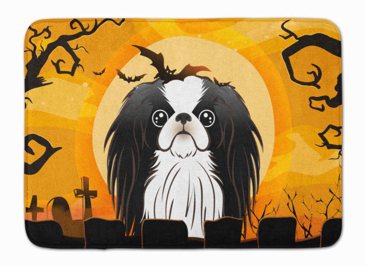 Halloween Japanese Chin Machine Washable Memory Foam Mat BB1788RUG - the-store.com