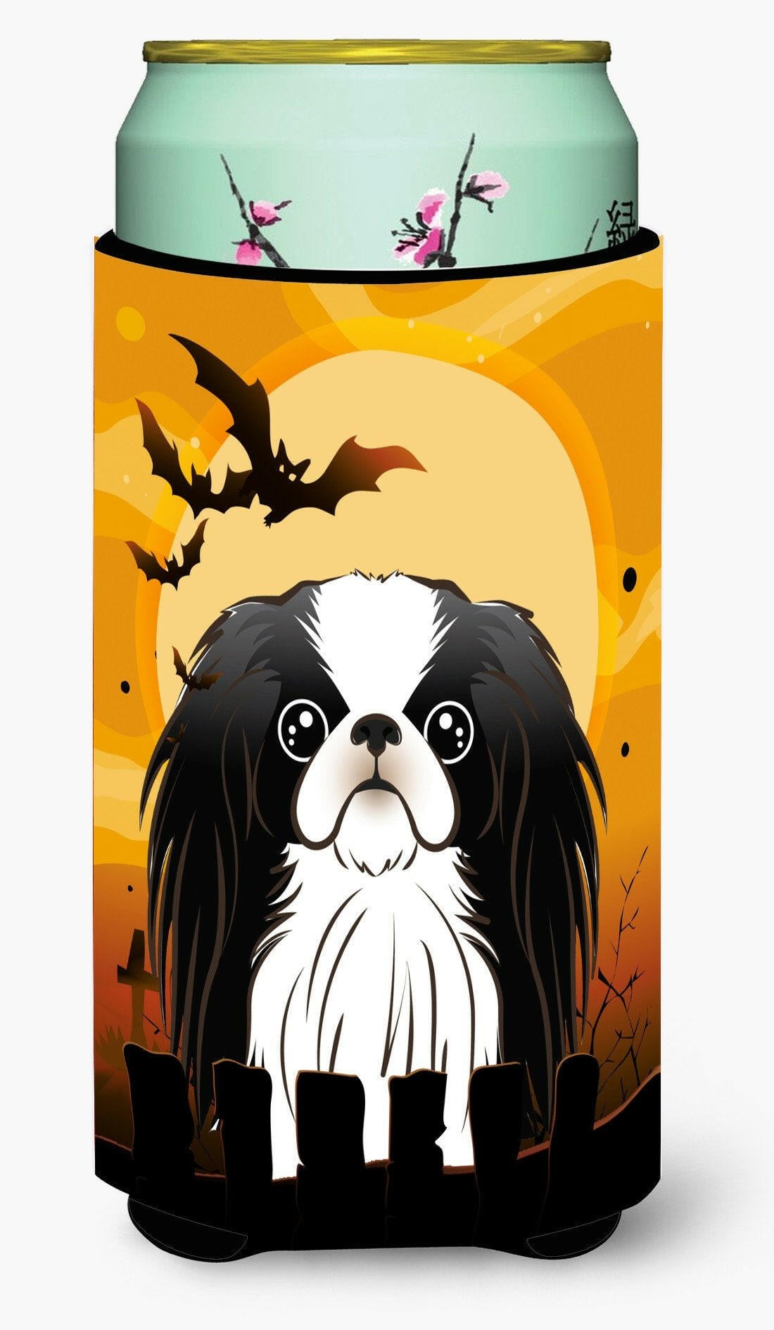 Halloween Japanese Chin Tall Boy Beverage Insulator Hugger BB1788TBC by Caroline's Treasures