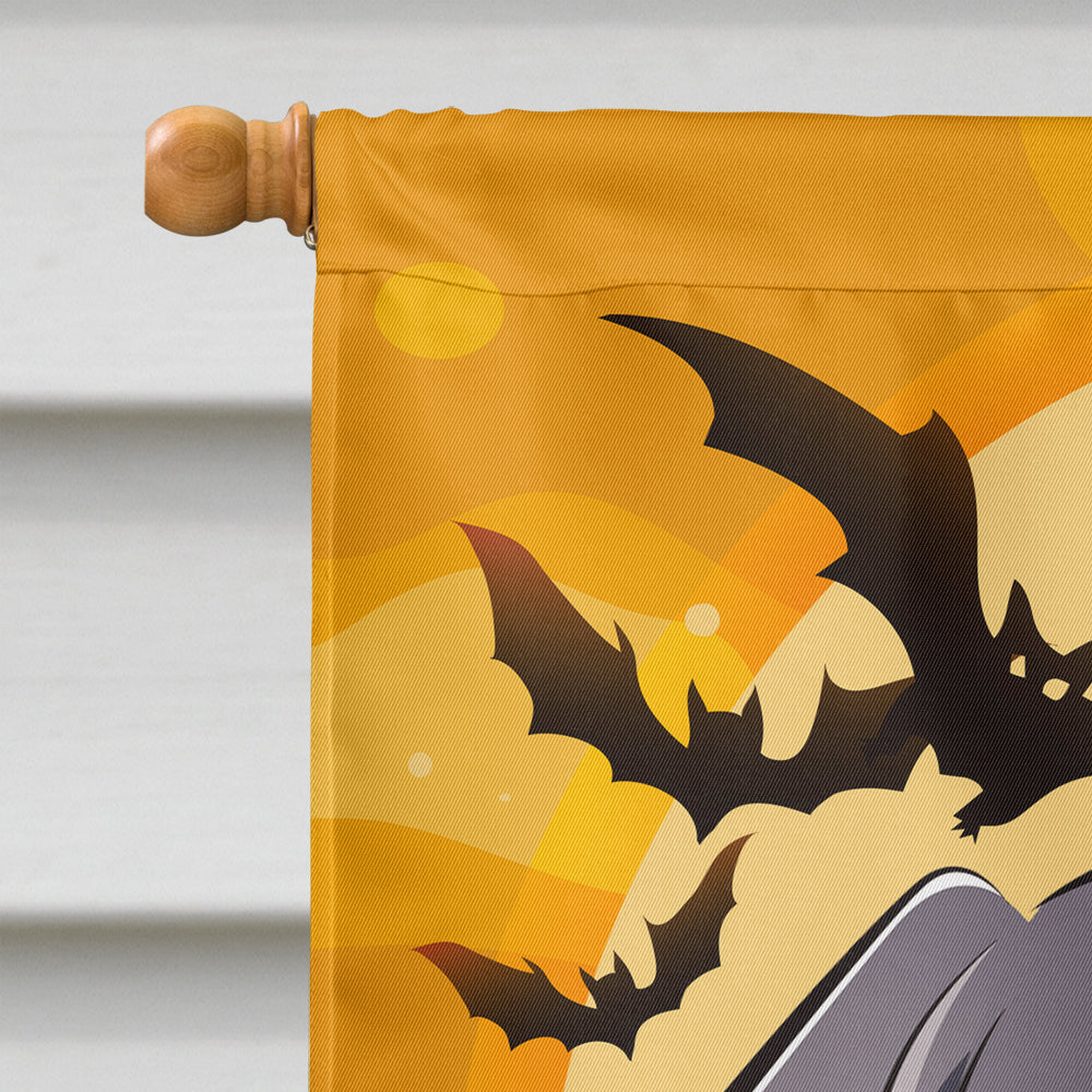 Halloween Weimaraner Flag Canvas House Size BB1789CHF  the-store.com.