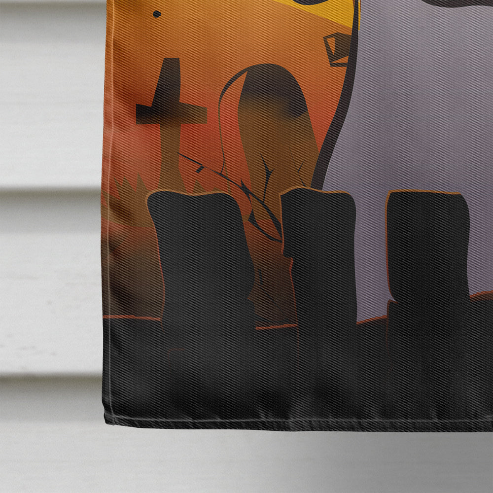 Halloween Weimaraner Flag Canvas House Size BB1789CHF  the-store.com.