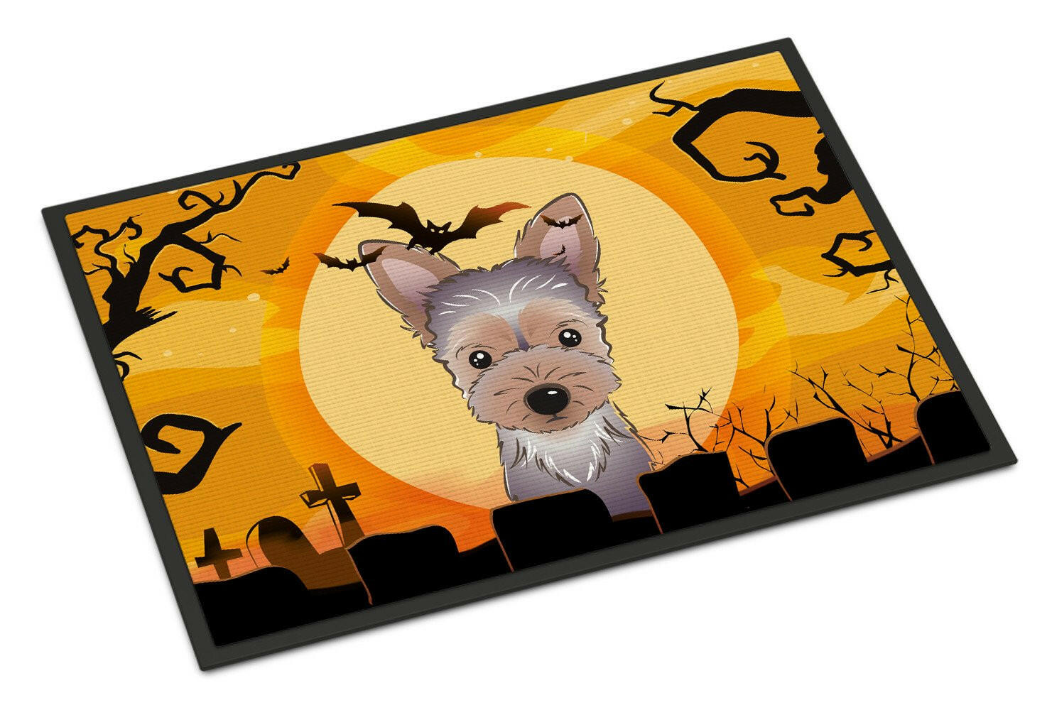 Halloween Yorkie Puppy Indoor or Outdoor Mat 24x36 BB1790JMAT - the-store.com