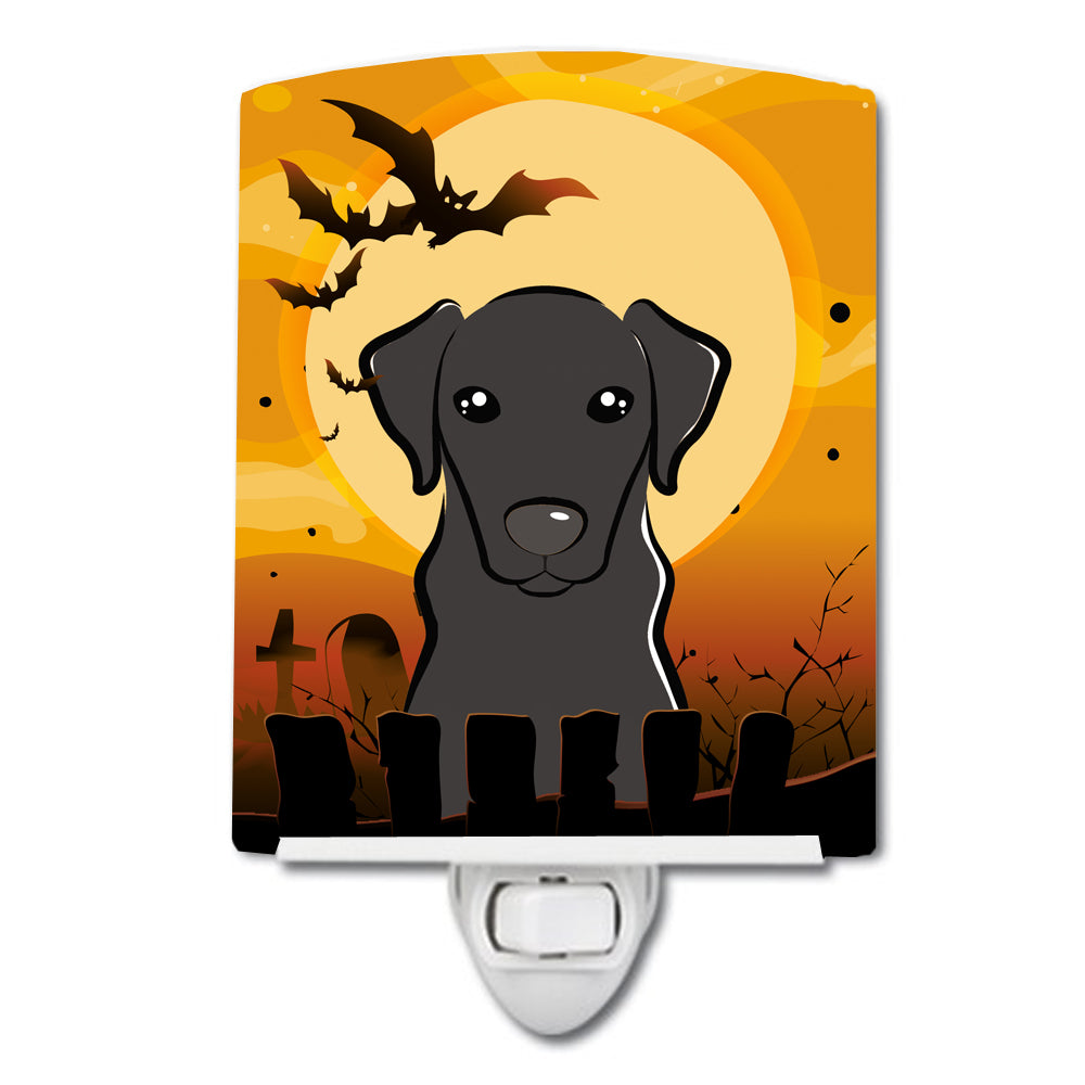 Halloween Black Labrador Ceramic Night Light BB1793CNL - the-store.com