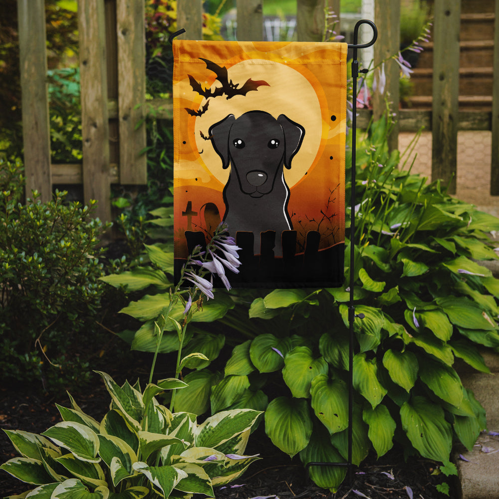 Halloween Black Labrador Flag Garden Size BB1793GF.