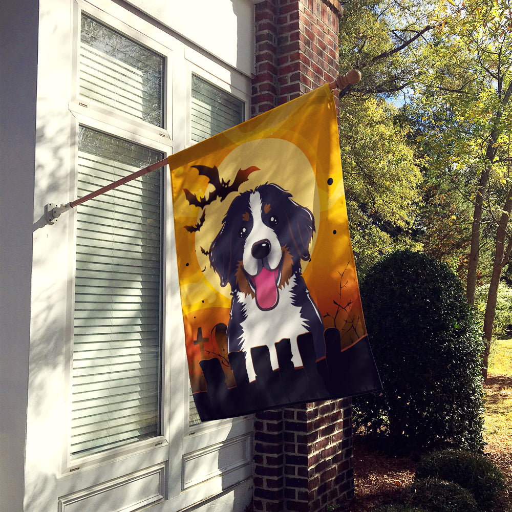 Halloween Bernese Mountain Dog Flag Canvas House Size BB1795CHF  the-store.com.