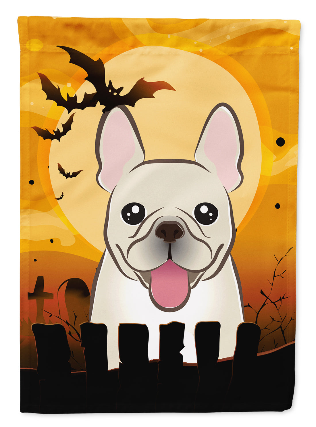 Halloween French Bulldog Flag Canvas House Size BB1796CHF  the-store.com.