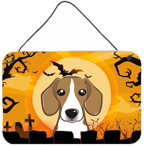 Halloween Beagle Wall or Door Hanging Prints BB1797DS812 by Caroline's Treasures