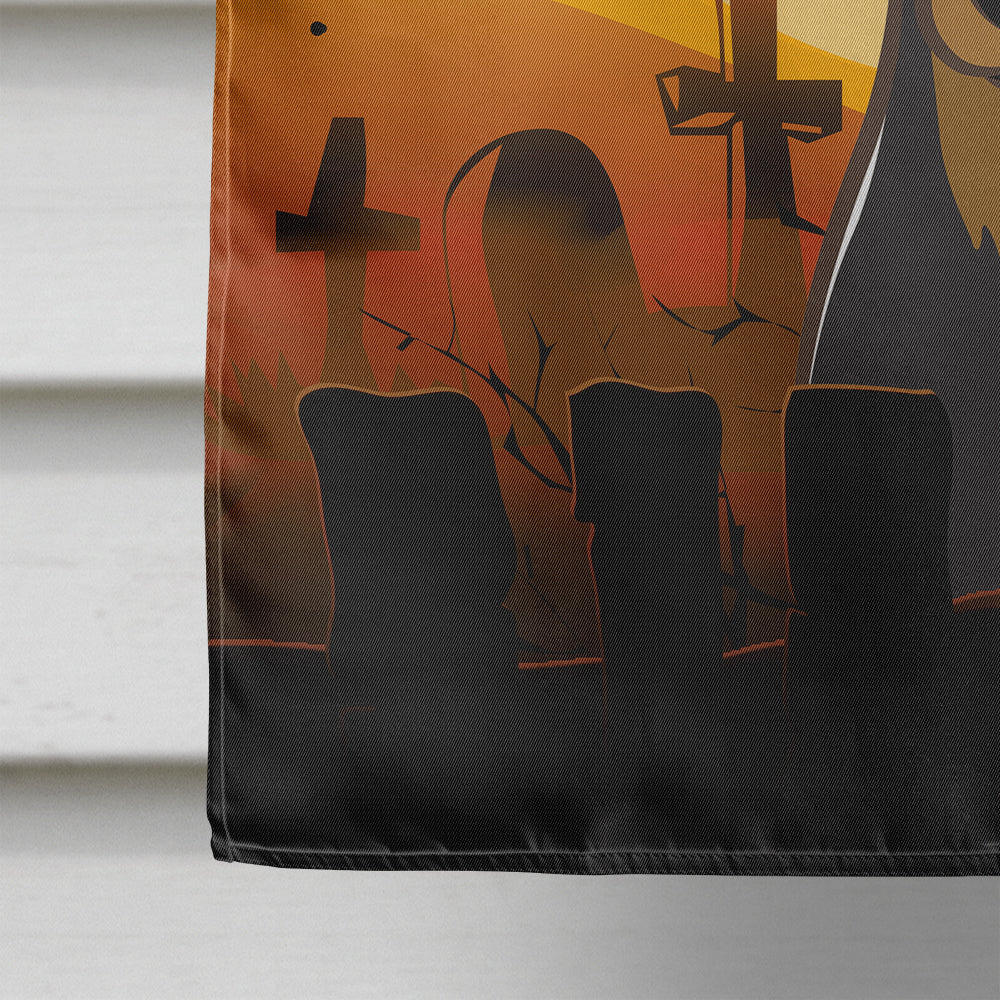 Halloween Min Pin Flag Canvas House Size BB1798CHF  the-store.com.