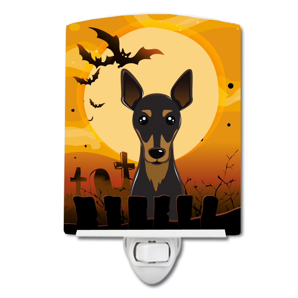 Halloween Min Pin Ceramic Night Light BB1798CNL - the-store.com