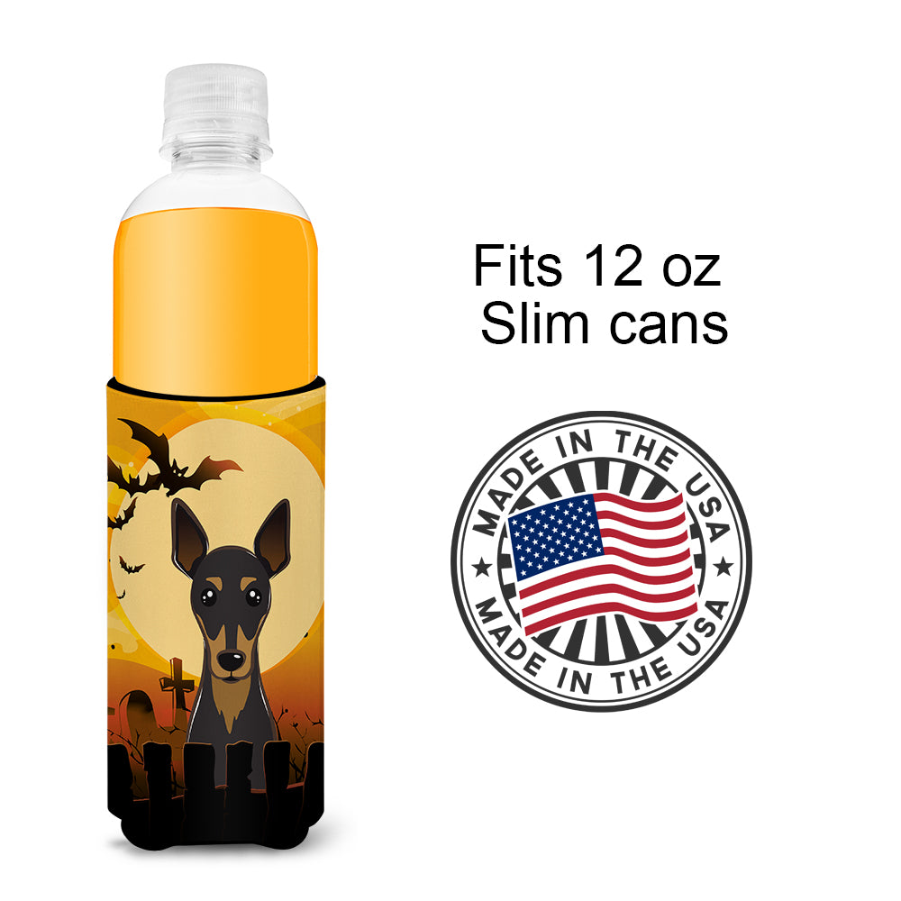 Halloween Min Pin Ultra Beverage Insulators for slim cans BB1798MUK  the-store.com.