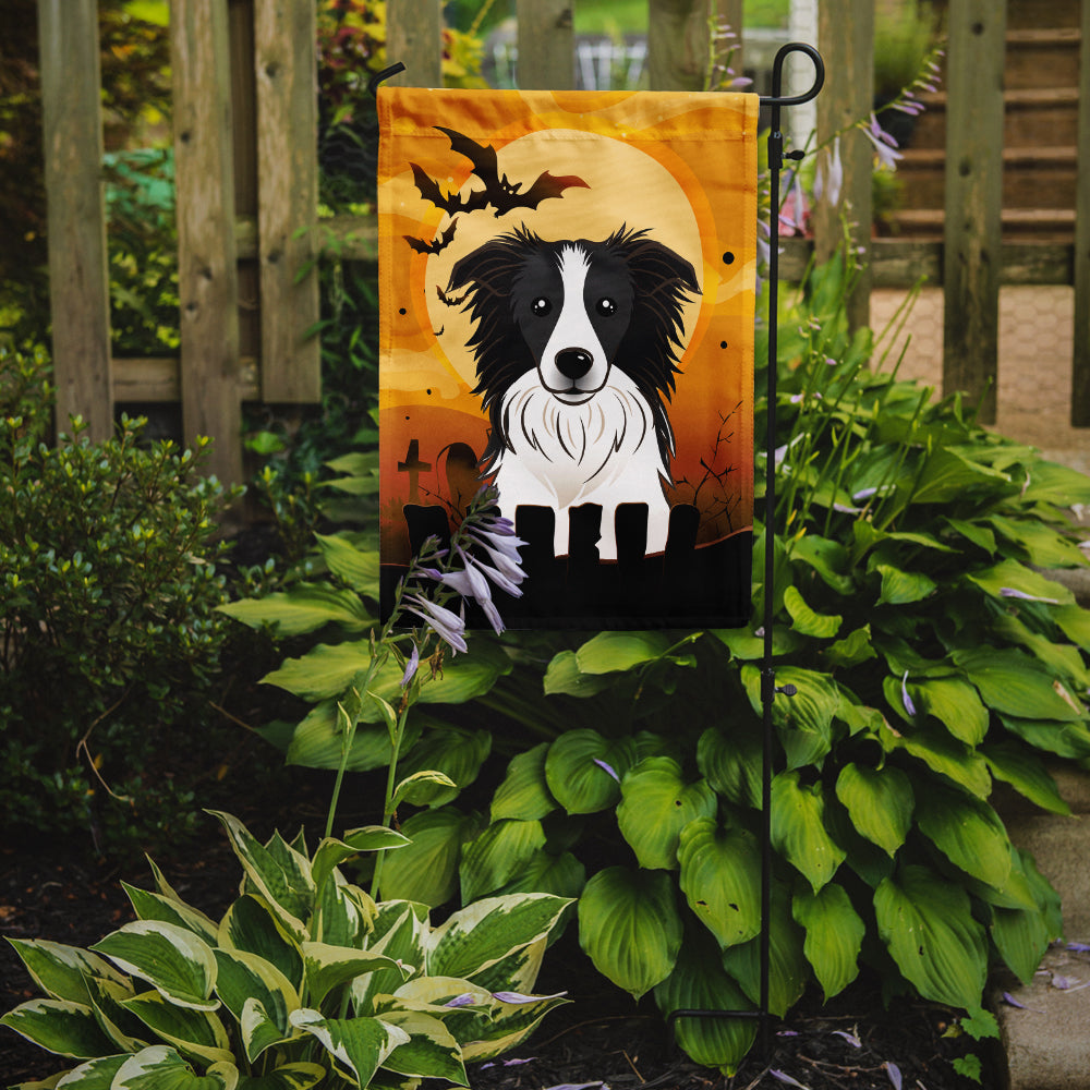 Halloween Border Collie Flag Garden Size BB1799GF.