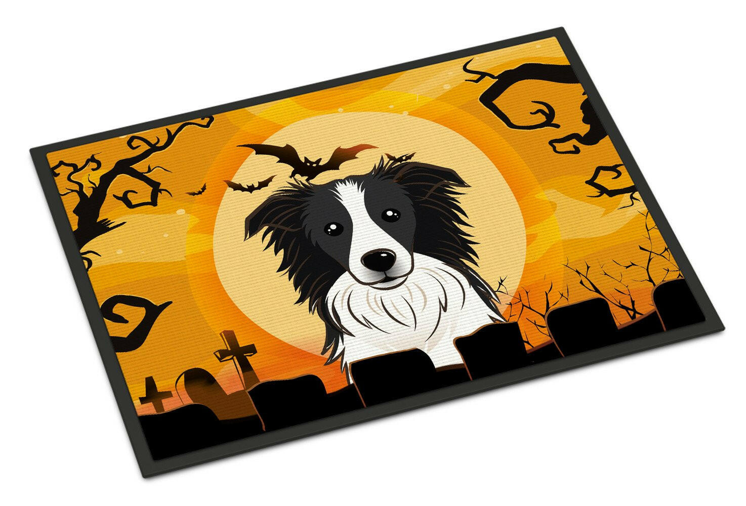 Halloween Border Collie Indoor or Outdoor Mat 24x36 BB1799JMAT - the-store.com