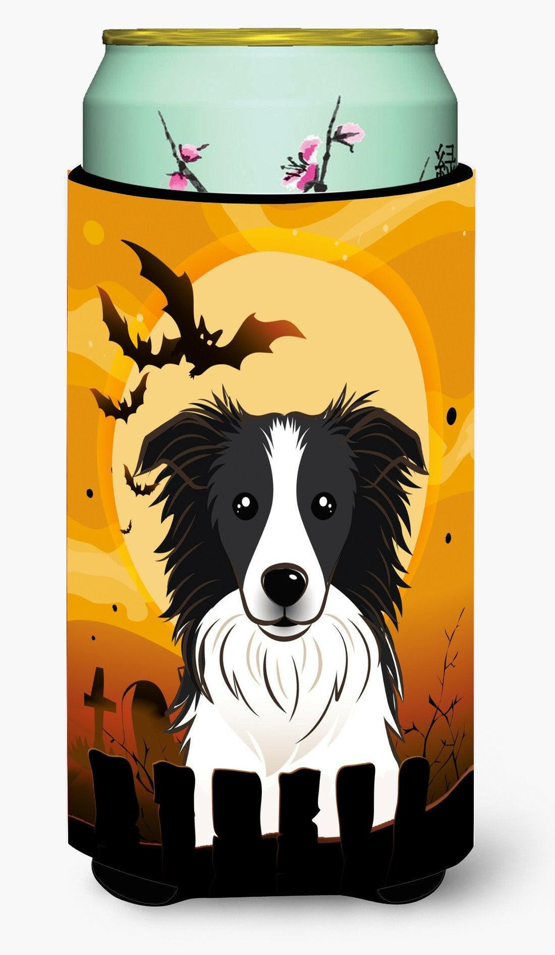 Halloween Border Collie Tall Boy Beverage Insulator Hugger BB1799TBC by Caroline's Treasures