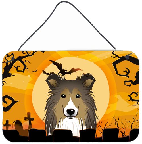 Halloween Sheltie Wall or Door Hanging Prints BB1800DS812 by Caroline's Treasures