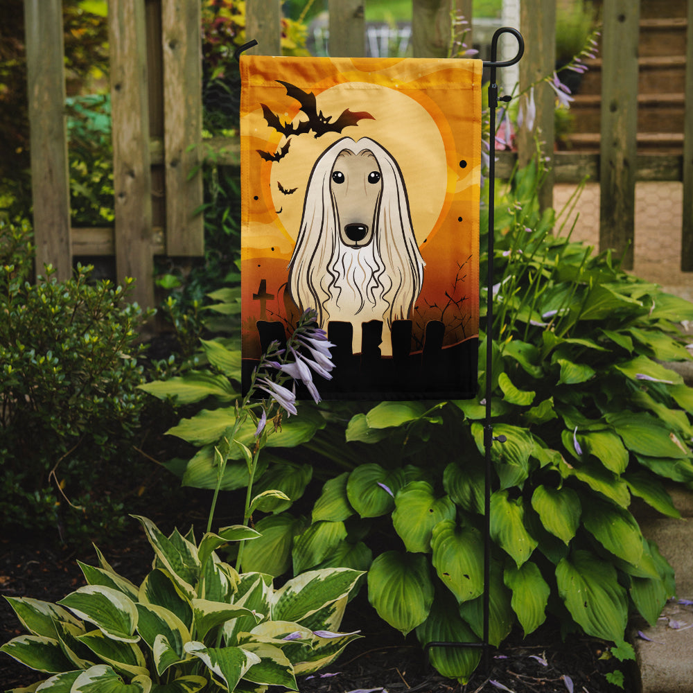 Halloween Afghan Hound Flag Garden Size BB1802GF.