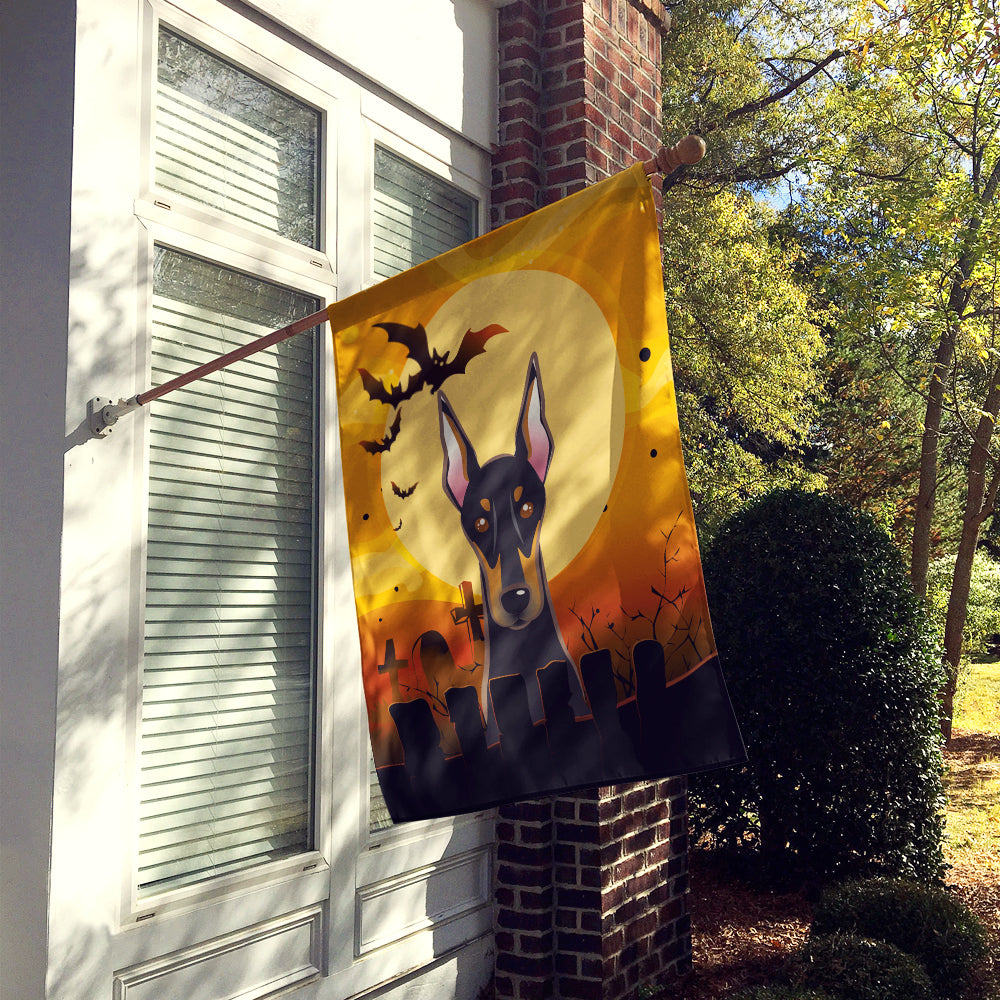 Halloween Doberman Flag Canvas House Size BB1803CHF  the-store.com.