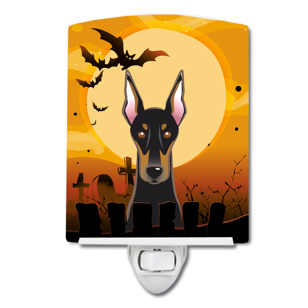 Halloween Doberman Ceramic Night Light BB1803CNL - the-store.com