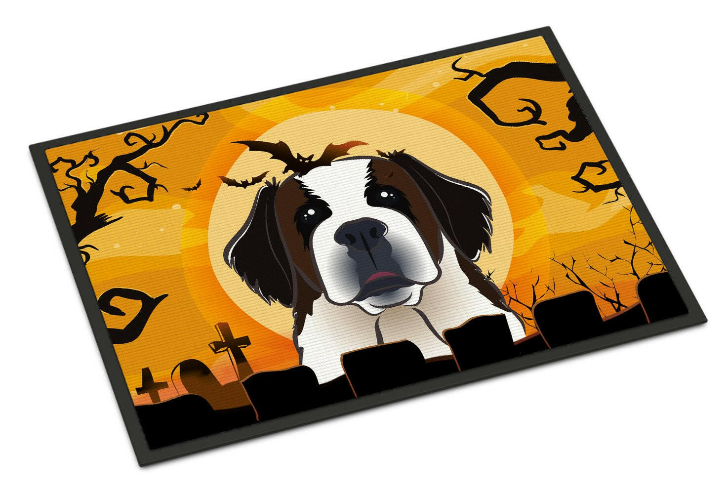 Halloween Saint Bernard Indoor or Outdoor Mat 24x36 BB1804JMAT - the-store.com