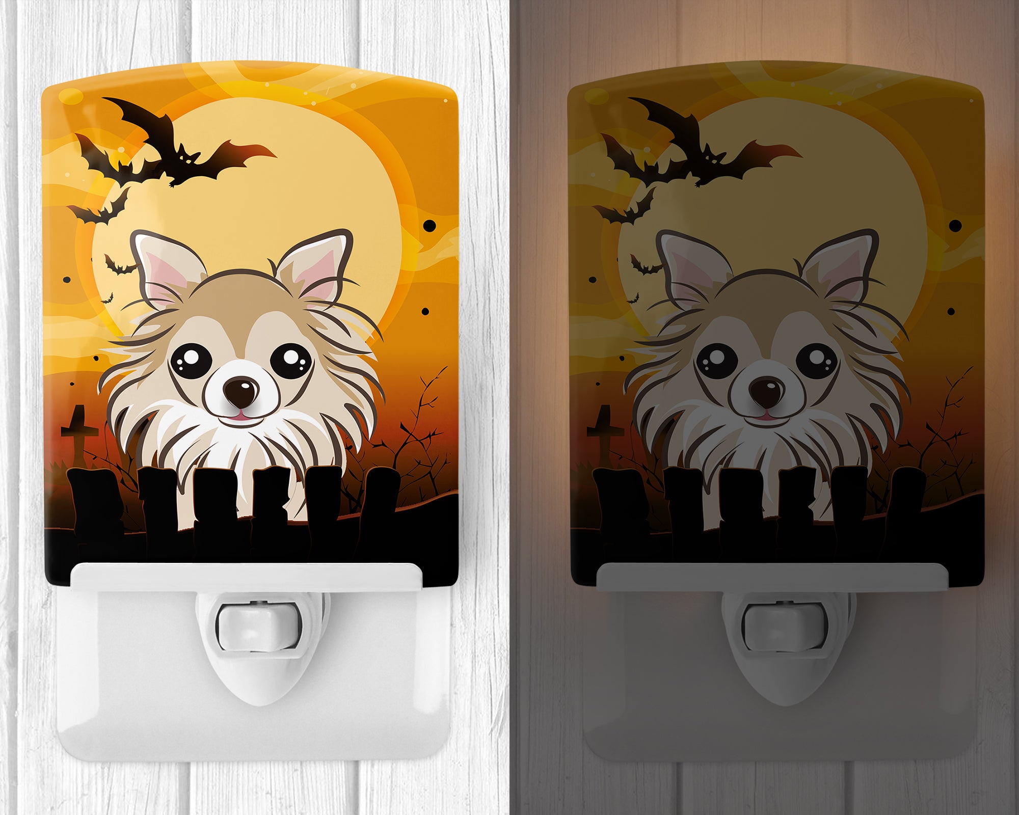 Halloween Chihuahua Ceramic Night Light BB1809CNL - the-store.com