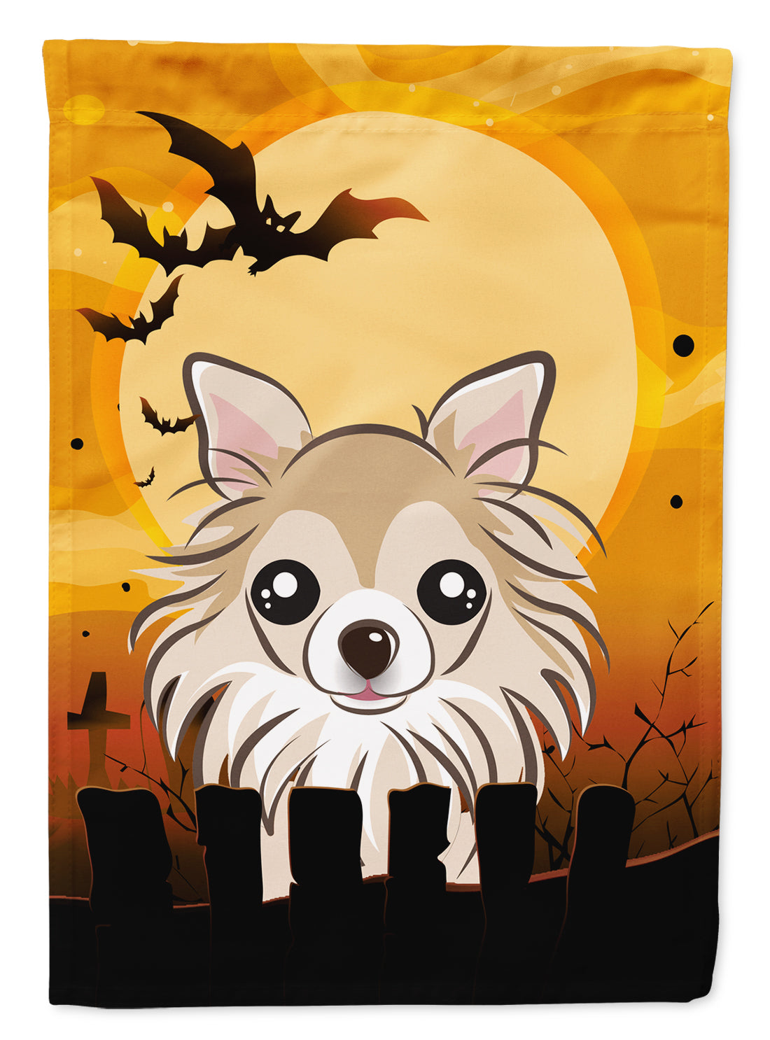 Halloween Chihuahua Flag Garden Size BB1809GF.