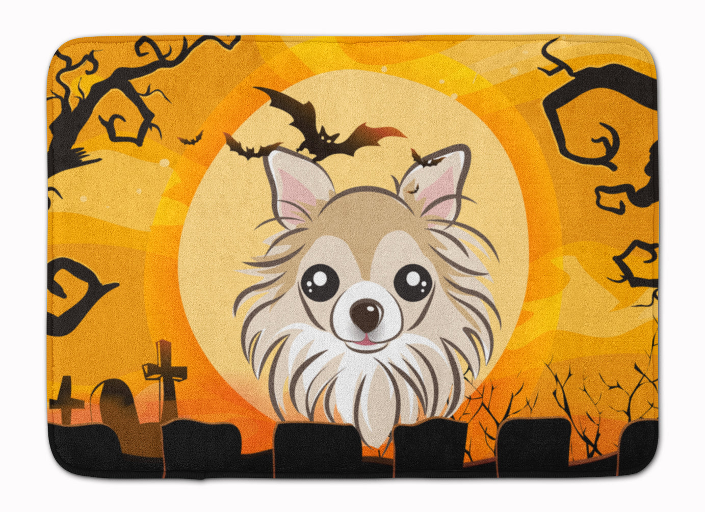 Halloween Chihuahua Machine Washable Memory Foam Mat BB1809RUG - the-store.com