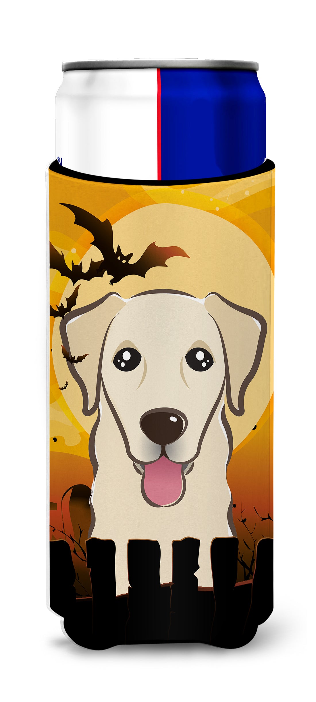 Halloween Golden Retriever Ultra Beverage Insulators for slim cans BB1810MUK  the-store.com.