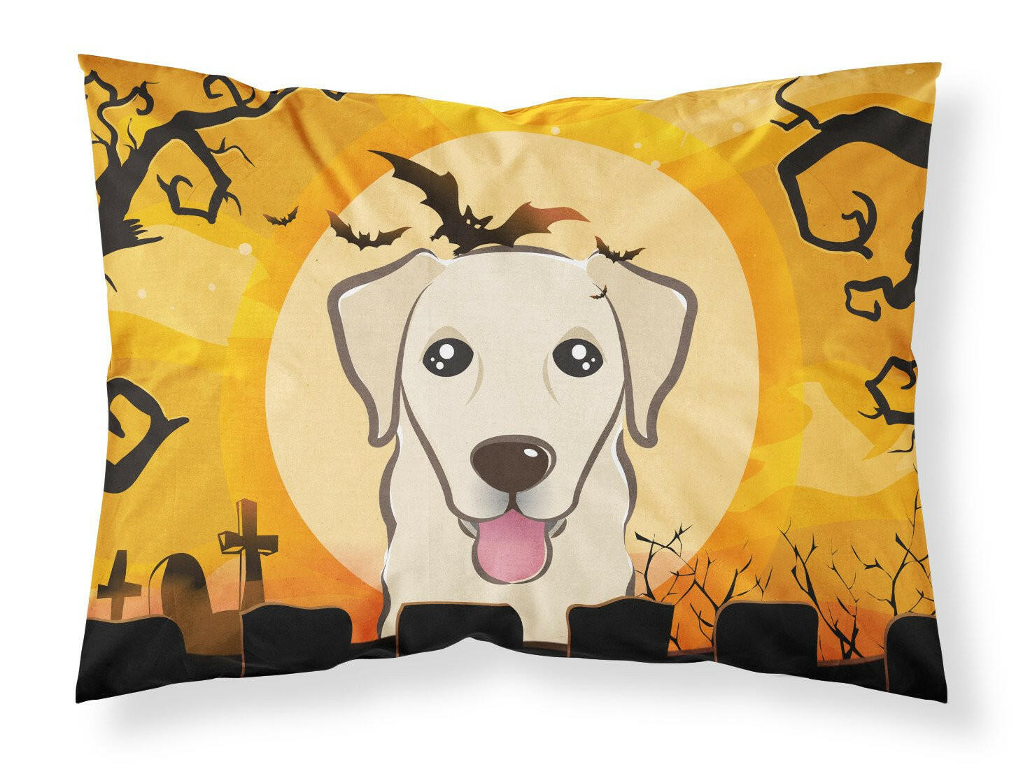 Halloween Golden Retriever Fabric Standard Pillowcase BB1810PILLOWCASE by Caroline's Treasures