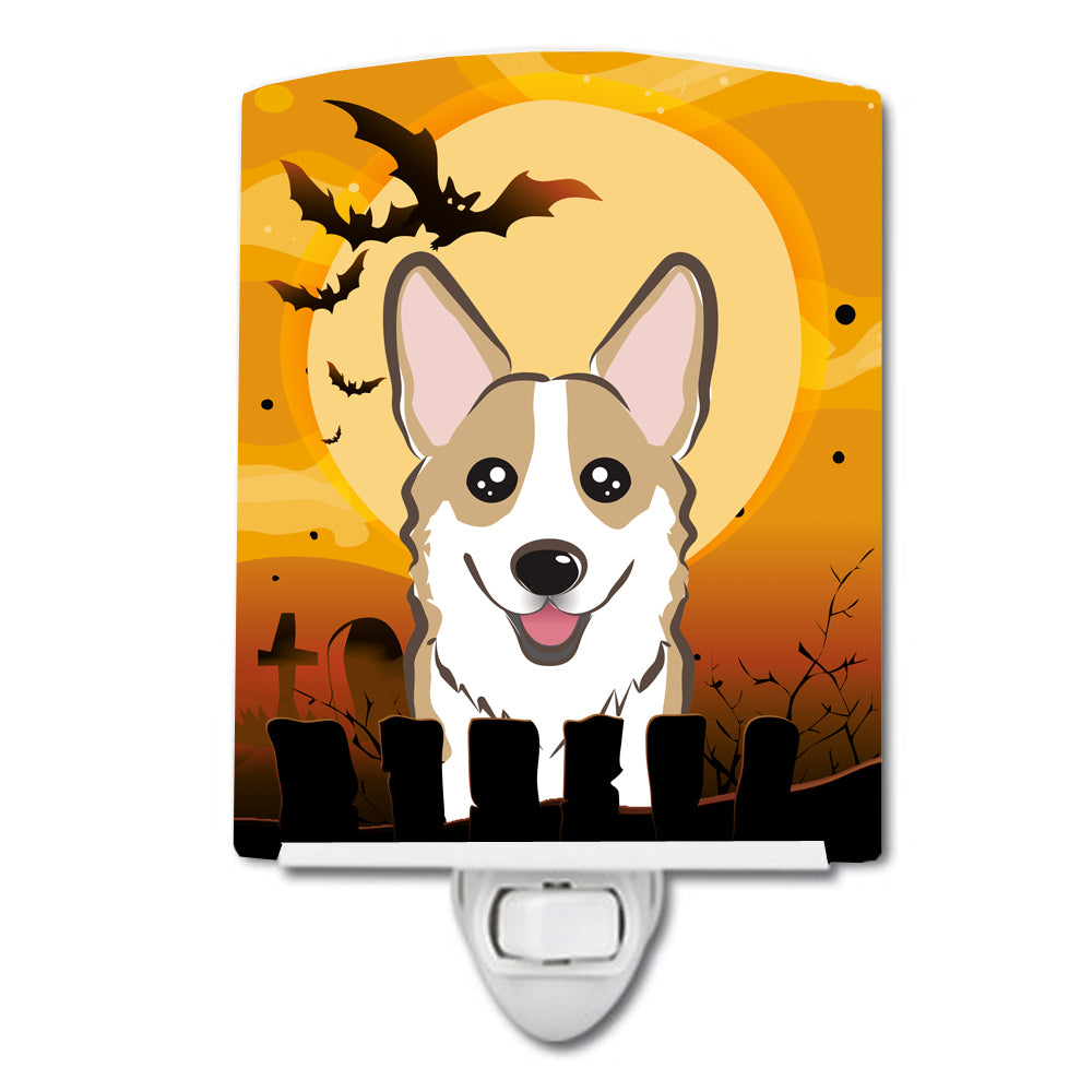 Halloween Sable Corgi Ceramic Night Light BB1811CNL - the-store.com