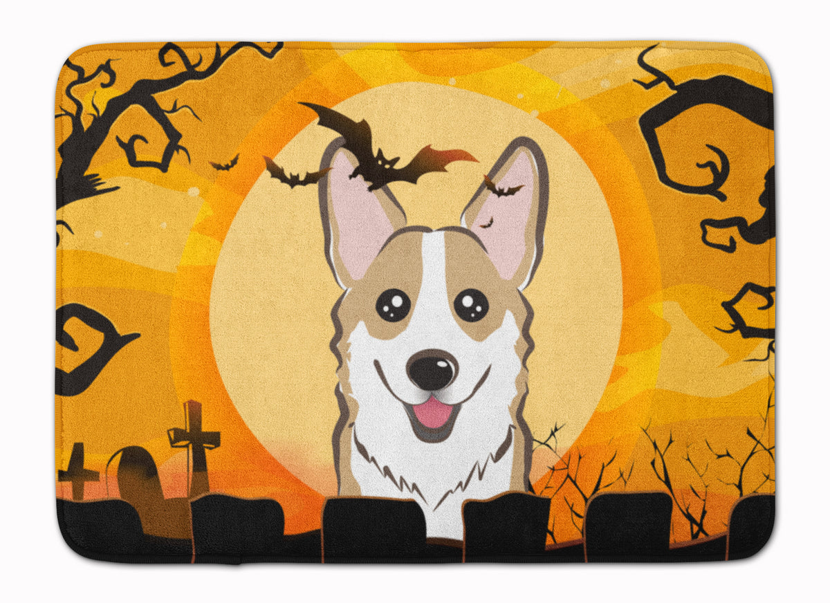 Halloween Sable Corgi Machine Washable Memory Foam Mat BB1811RUG - the-store.com