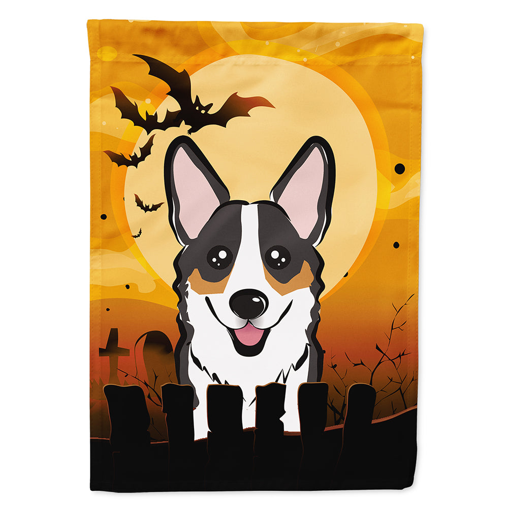 Halloween Tricolor Corgi Flag Canvas House Size BB1813CHF  the-store.com.