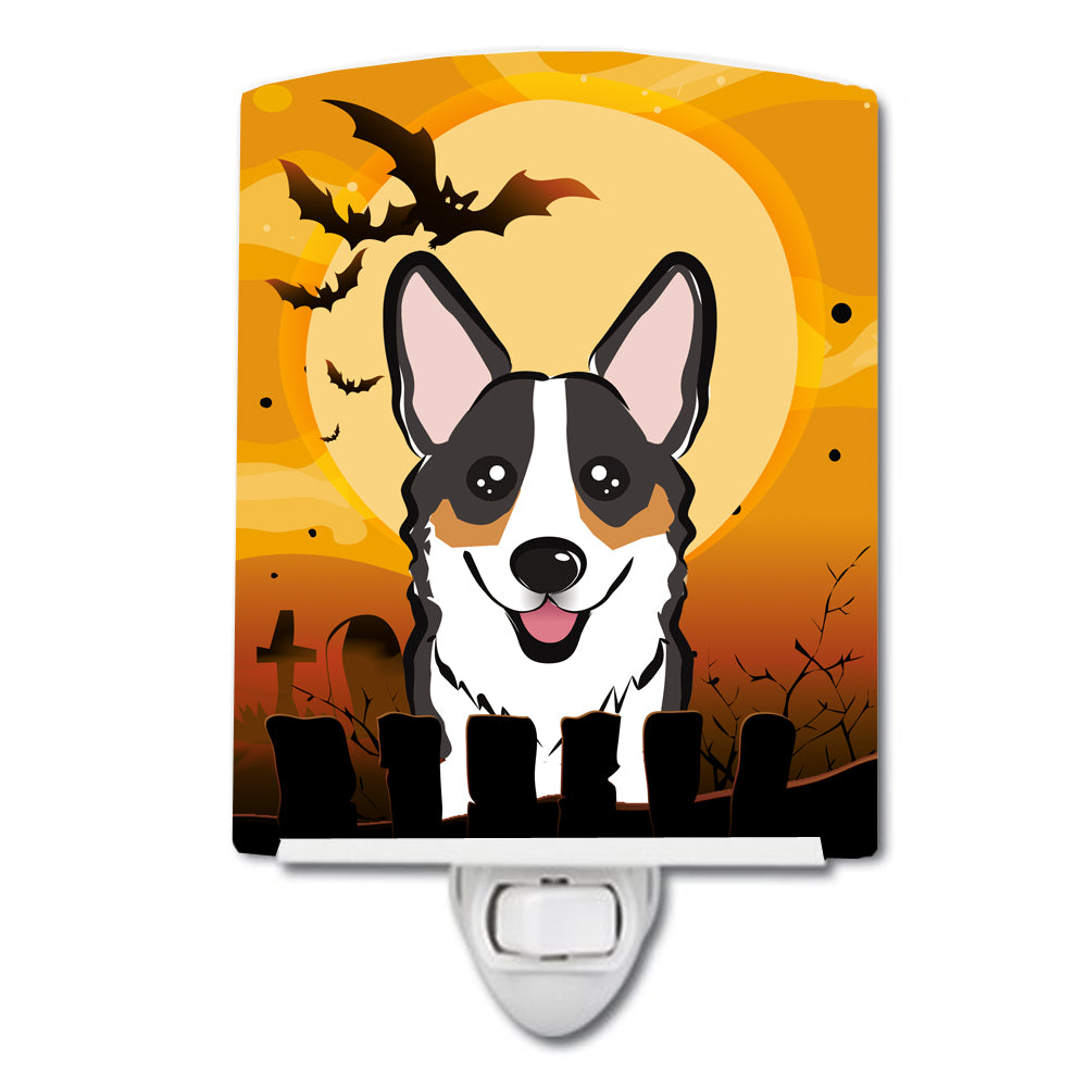 Halloween Tricolor Corgi Ceramic Night Light BB1813CNL - the-store.com