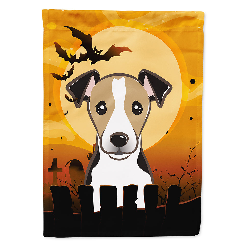 Halloween Jack Russell Terrier Flag Canvas House Size BB1819CHF  the-store.com.