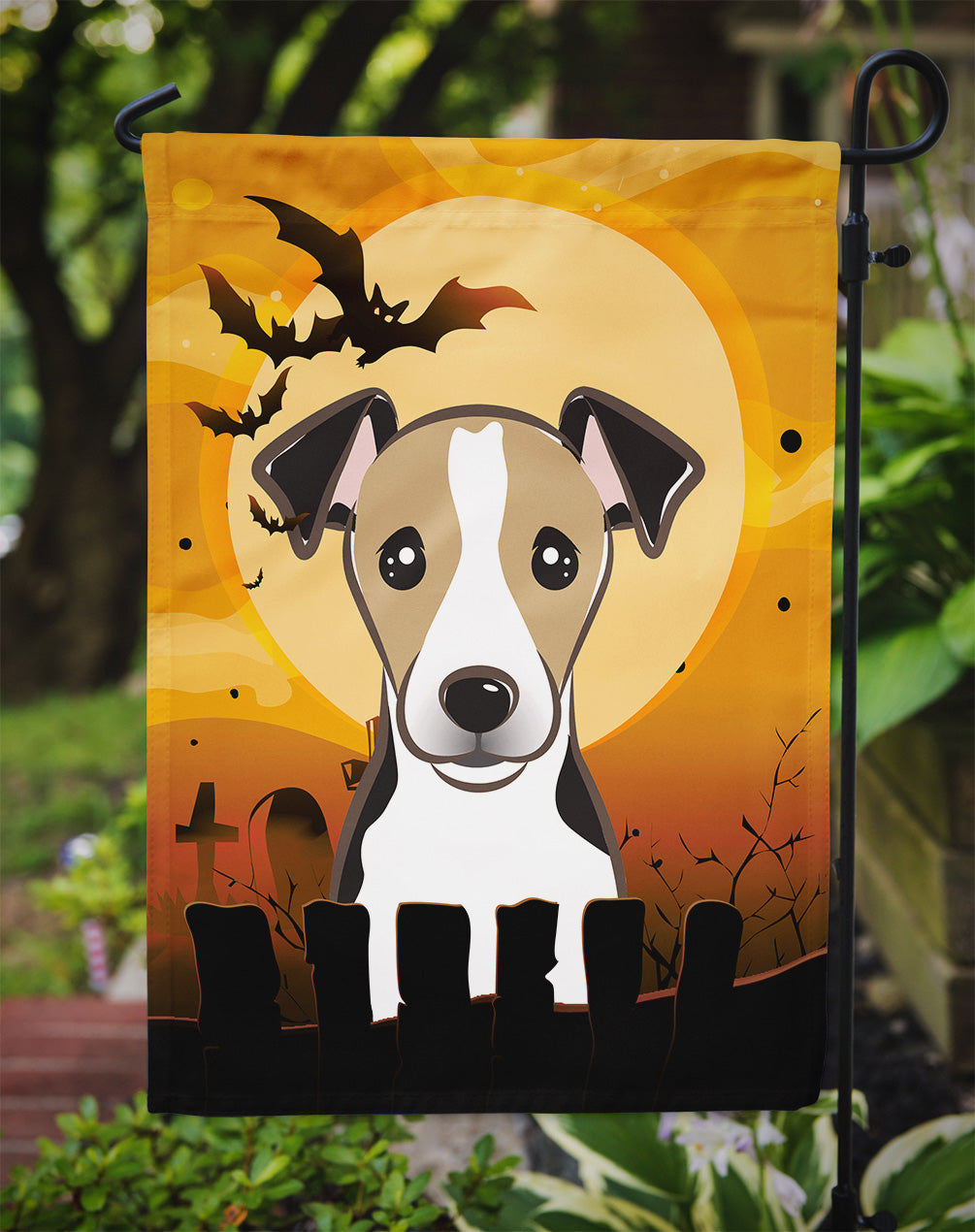 Halloween Jack Russell Terrier Flag Garden Size BB1819GF.