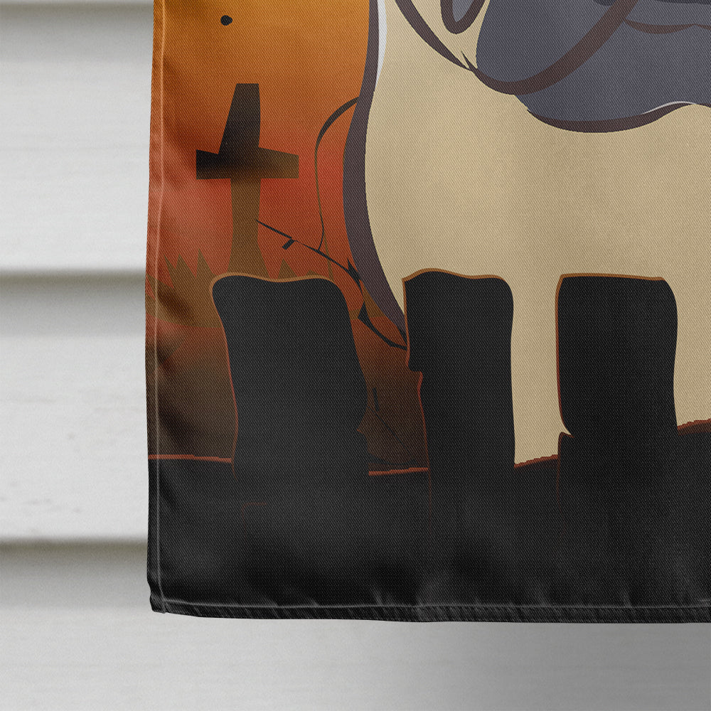 Halloween Fawn Pug Flag Canvas House Size BB1820CHF  the-store.com.