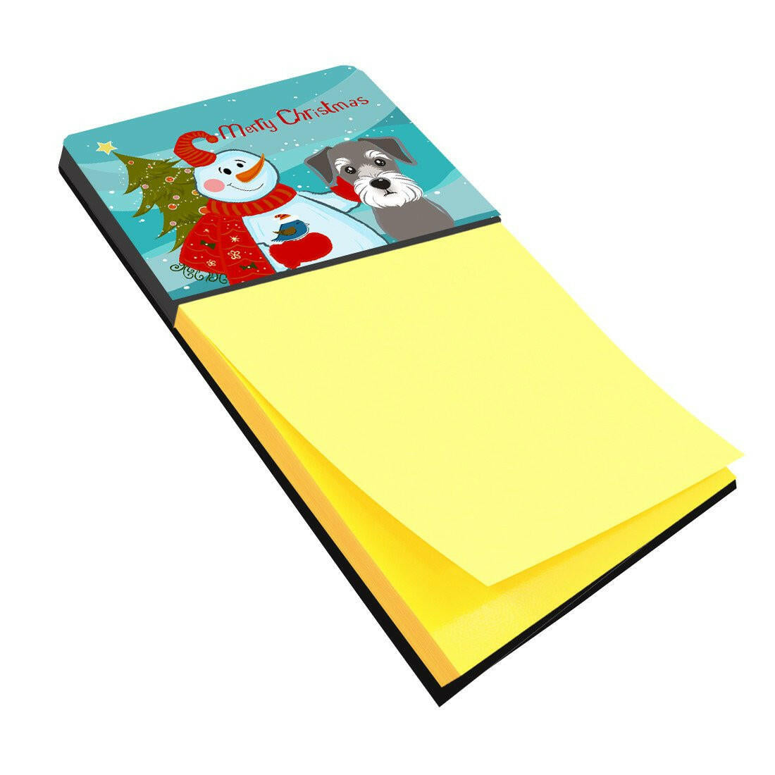 Snowman with Schnauzer Sticky Note Holder BB1826SN by Caroline's Treasures