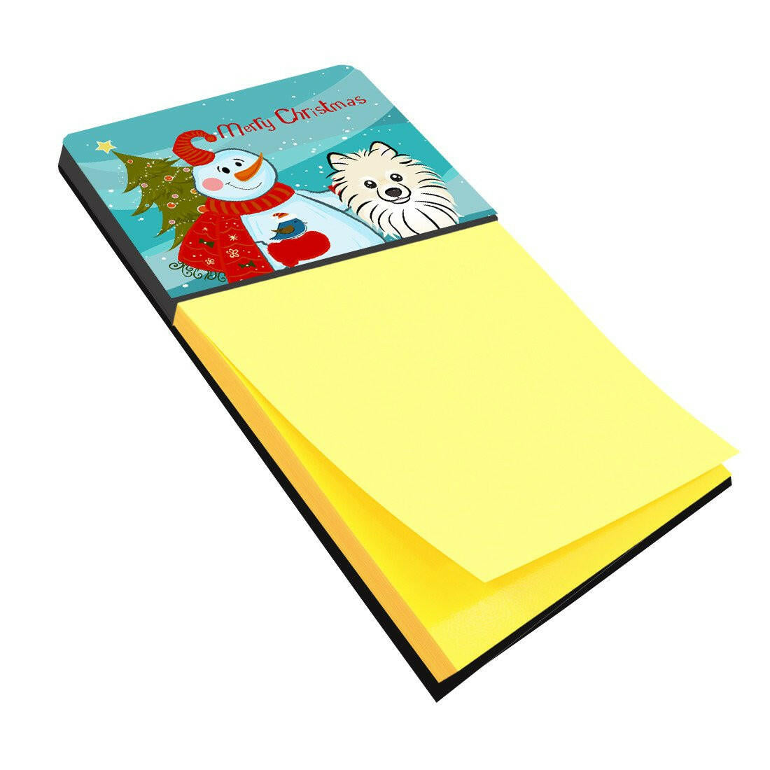 Snowman with Pomeranian Sticky Note Holder BB1827SN by Caroline&#39;s Treasures