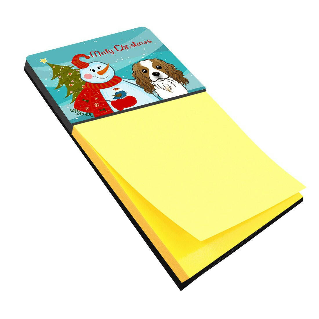 Snowman with Cavalier Spaniel Sticky Note Holder BB1844SN by Caroline&#39;s Treasures